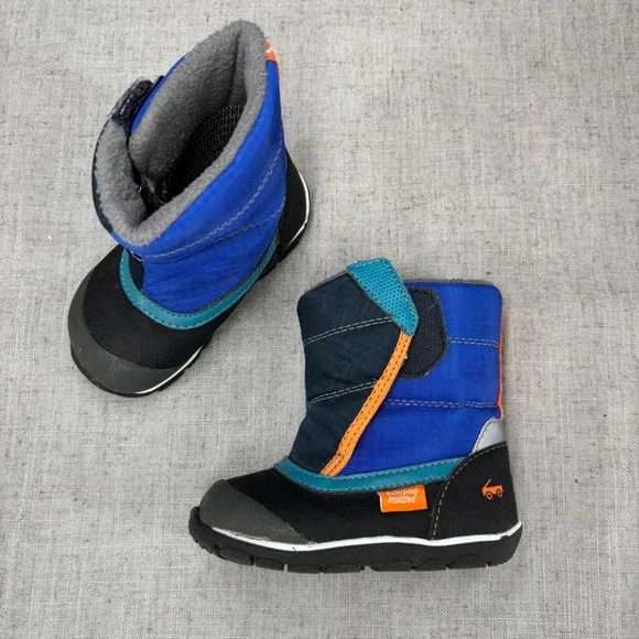 See Kai Run Shoes See Kai Run Baker Winter Boots Navy Blue And